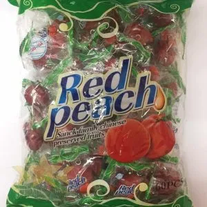 [PR-SF-04] Snack Family Preserved Fruits - Red Peach (Sweet) 60ct