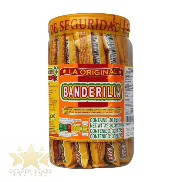 [PR-SF-09] TAMA-ROCA Banderilla Tamarind Candy Sticks 30ct (1200g)