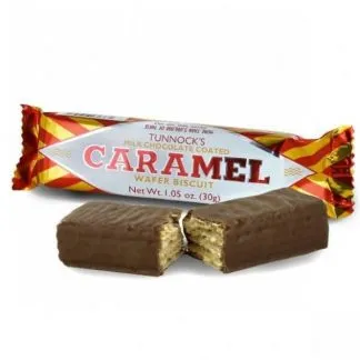[SN3093] Tunnock's Milk Chocolate Caramel Wafer 30g