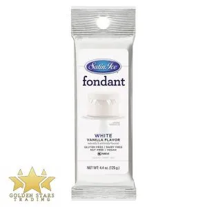 [WLT2589] Satin Ice, Fondant 4.4 Oz (125g) - White