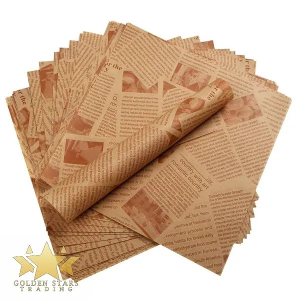 [PP-NWSP] Newspaper Print Parchment Paper (50 Sheets)