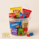 Clear Bucket with Lid and Handle