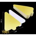 Gold Cake Pastry Board – Slice 12cm x 7.5cm
